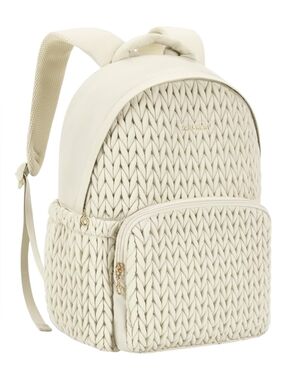 BAGSMART Carry On Quilted Backpack Women Travel Laptop Bag Back To School NWT